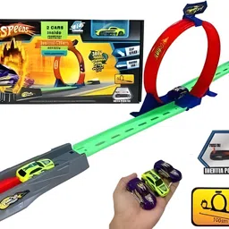 unick Track Racing 360 Degree Loop Speed Powerful Track Set Toy For Kids image 2