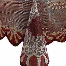 crafting bear Cotton 4 Seater Embroidered Table Cover image 2