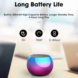 SRI Mini Bluetooth Wireless Speaker with Google, Alexa & Siri Assistant 10 W Bluetooth Home Audio Speaker image 5