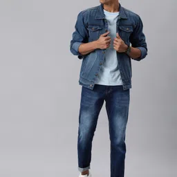anishanfashions Men Solid Denim Jacket image 4