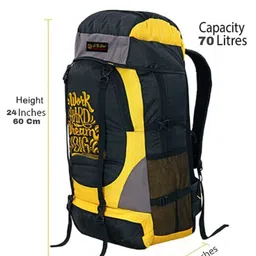 amicoleben SD_DH_YELOW_TOPI_16 Rucksack - 65 L image 5