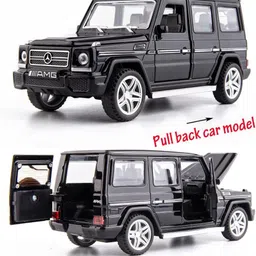 arniyavala 1/32 scale Benz G65 AMG Toy Pull Back Die-Cast Car Model with Lights and Sound image 2
