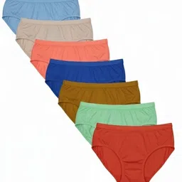 nishvick Pack of 6 Women Bikini Multicolor Panty image 2