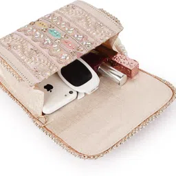 planx Women Pink Potli image 5