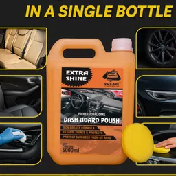 v4 care Liquid Car Polish for Dashboard, Exterior, Tyres, Bumper image 2