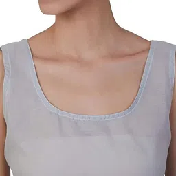 rudraaksha chikankari Women Grey Camisole image 3