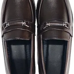 jindal enterprises Men’s Stylish Formal Loafers with Metal Buckle – Classic Slip-On Dress Shoes Loafers For Men-picture-11
