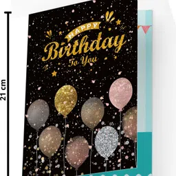 gaurangi Happy Birthday Printed Greeting Card- Birthday card for Boyfriend- Greeting Card image 4