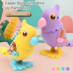 bloombec 3 Pc Jumping Bird Animal Key Operated Wind Up Toys Crawling Walking Toy for Kids Rattle image 2