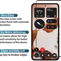 mobinix Edge To Edge Tempered Glass for Nothing CMF 2 Pro 5G, 2.5D Curved Edge Premium Tempered Glass for Ultimate Protection image 4