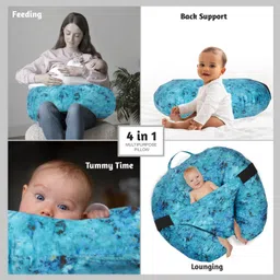 boffle Baby Nursing feeding pillow for new born 0 - 24 Months Breastfeeding Pillow image 2