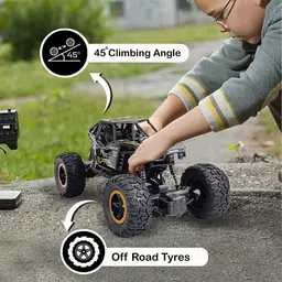 hariom Rc Monster Truck Remote Control Car for Kids Rock Crawler image 3