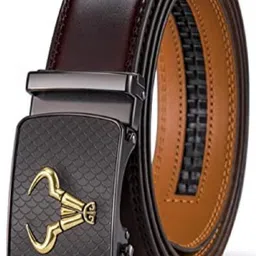 contacts Men Casual Brown Genuine Leather Belt-picture-27
