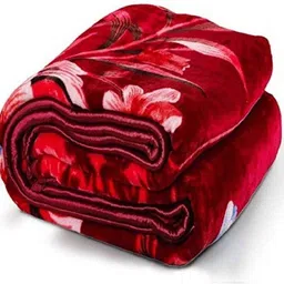 blan star Floral Single Mink Blanket for Heavy Winter image 1