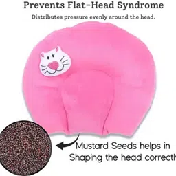 babeestar Neck Support Baby Pillow Microfibre Animals Baby Pillow Pack of 1 image 2