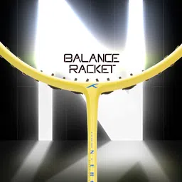 hundred N-ERGY 80 Balanced Racket Yellow, Grey Unstrung Badminton Racquet image 4