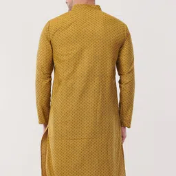 sypher boutique Pack of 2 Men Self Design Cotton Blend Straight Kurta image 2