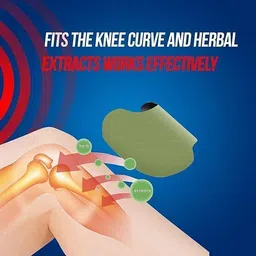 shopogenix Knee Therapy Patch with Herbal Formula for Pain Relief Knee Support image 2
