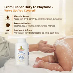 shushu babies Talc Free Baby Powder|Paraben free|Arrowroot Powder for Babies Baby Skin image 4