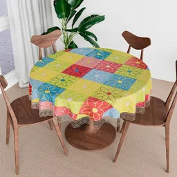 flipkart smartbuy PVC 4 Seater Printed Table Cover-picture-18
