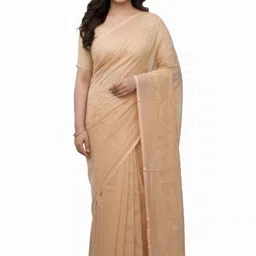 shivmaya Embroidered Handloom Silk Blend Saree-picture-29