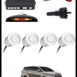 peeps store Car Premium 4 White Reverse Parking Sensor-AP25A958 Car Premium 4 White Reverse Parking Sensor-AP25A958 Parking Sensor-picture-46