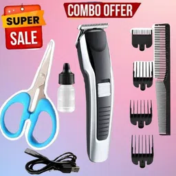 Xyntac RechargeableFully Waterproof Fully Waterproof 4 Length SettingU Trimmer 60 min Runtime 4 Length Settings image 1