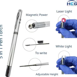 hcg healthcure generation 031 5 in 1 Pen Torch (Torch, Laser, Pointer, Magnet, and Writing Pen) Torch image 3
