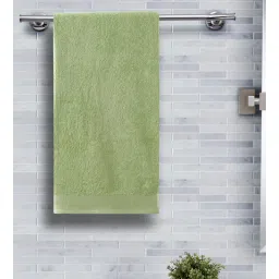 Green Solid 550 GSM 100 % Cotton Bath Towel by Maspar-picture-40