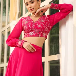 janasya Top Skirt Co-ords Set image 3