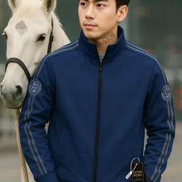 Men Solid Casual Jacket-image-25