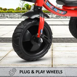 dugri Child Tricycle For Kids With Front And Back Basket Child Recommended Kiddo Tricycle For Age 1-5 Years Kids Cycle Tricycle image 4