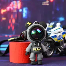 jainzon Space Astronaut Keychain Pilot Bear Strap Keychain s Creative Cool Cute_z105 Key Chain image 2