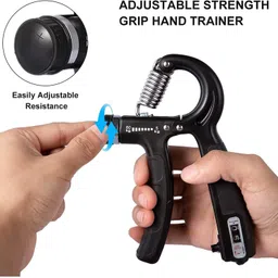 iamalot Counter Hand Gripper for Gym Workout Hand Exercise Equipment for Men & Women Fitness Accessory Kit Kit image 3