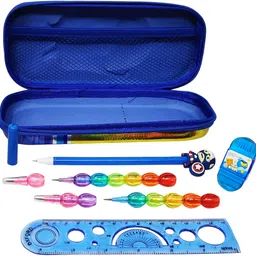 parteet Stationery Combo Pencil Pouch Art Polyester Pencil Box image 4