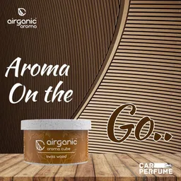 airganic Aroma Cube -Swiss Wood fiber Air Freshener | Fine organic Car Freshener Blocks image 3