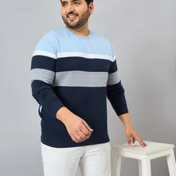 austivo Men Full Sleeve Striped Sweatshirt image 5