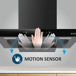 elica SPT FL 900 BLDC HAC LTW MS NERO Auto Clean Wall Mounted Black 1500 CMH Chimney image 5