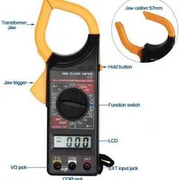 balrama 1X Clamp Meter DT-266 Digital Clamp Multimeter Digital Multimeter image 2