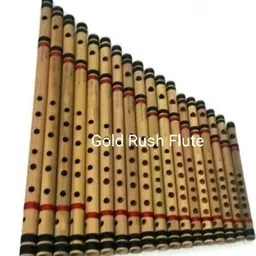 gold rush 18 Piece Middle Professional Flute SET Bamboo Flute image 2