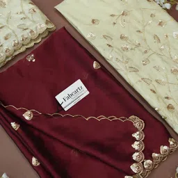 fabcartz Embroidered Semi Stitched Lehenga Choli image 3