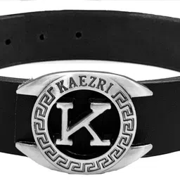 kaezri Men Black Genuine Leather Belt image 3