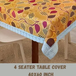 win world Printed 4 Seater Table Cover image 2