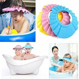 meliora Soft Adjustable Baby Shower Cap/Visor Hat, Multicolor, Pack of 3-picture-28