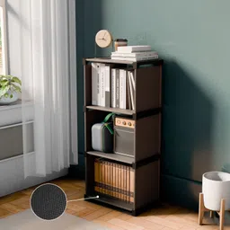 zhenaura book shelf storage home office book case Metal Open Book Shelf-picture-24