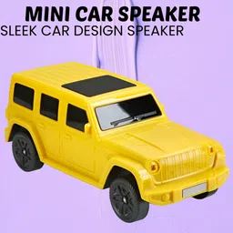 GUGGU F7 (WIRELESS BLUETOOTH SPEAKER) Car Speaker, 5.1 Stereo Powerful SoundE60 5 W Bluetooth Laptop/Desktop Speaker-picture-25