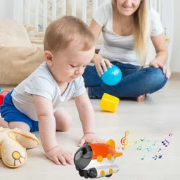 joyhub Universal Wheel Bump and Go Toys for Kids, Airplane Toy image 3