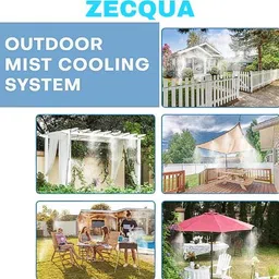 zecqua fogger system kit fogger kit for dairy farm fogger water fogger system 100 L Hose-end Sprayer image 2