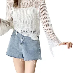 mystify Casual Regular Sleeves Striped Women White Top-picture-10