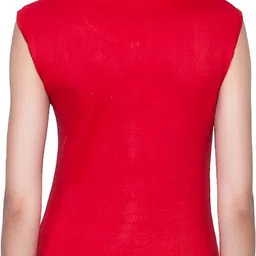 ap'pulse Pack of 2 Women Solid Henley Neck Pure Cotton Dark Blue, Red T-Shirt image 4